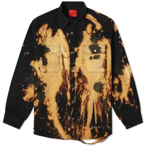 424 Heavy Workwear ShirtBlack Bleach