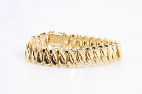 7 14k Yellow Gold Chain Bracelet (21.11g.)