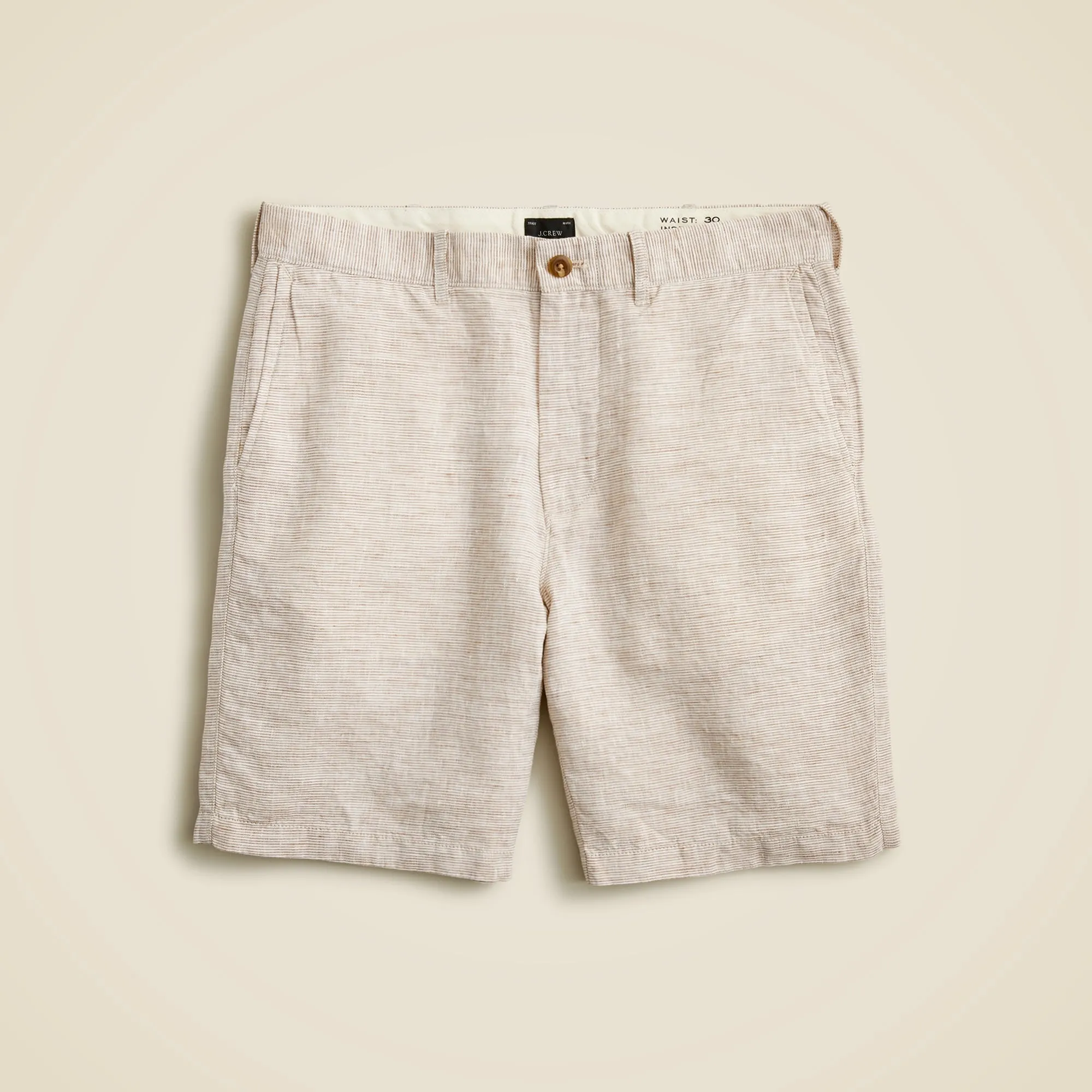 9" linen short