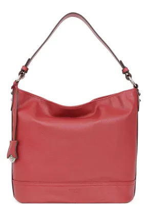 A4 bag in red cowhide leather 464994