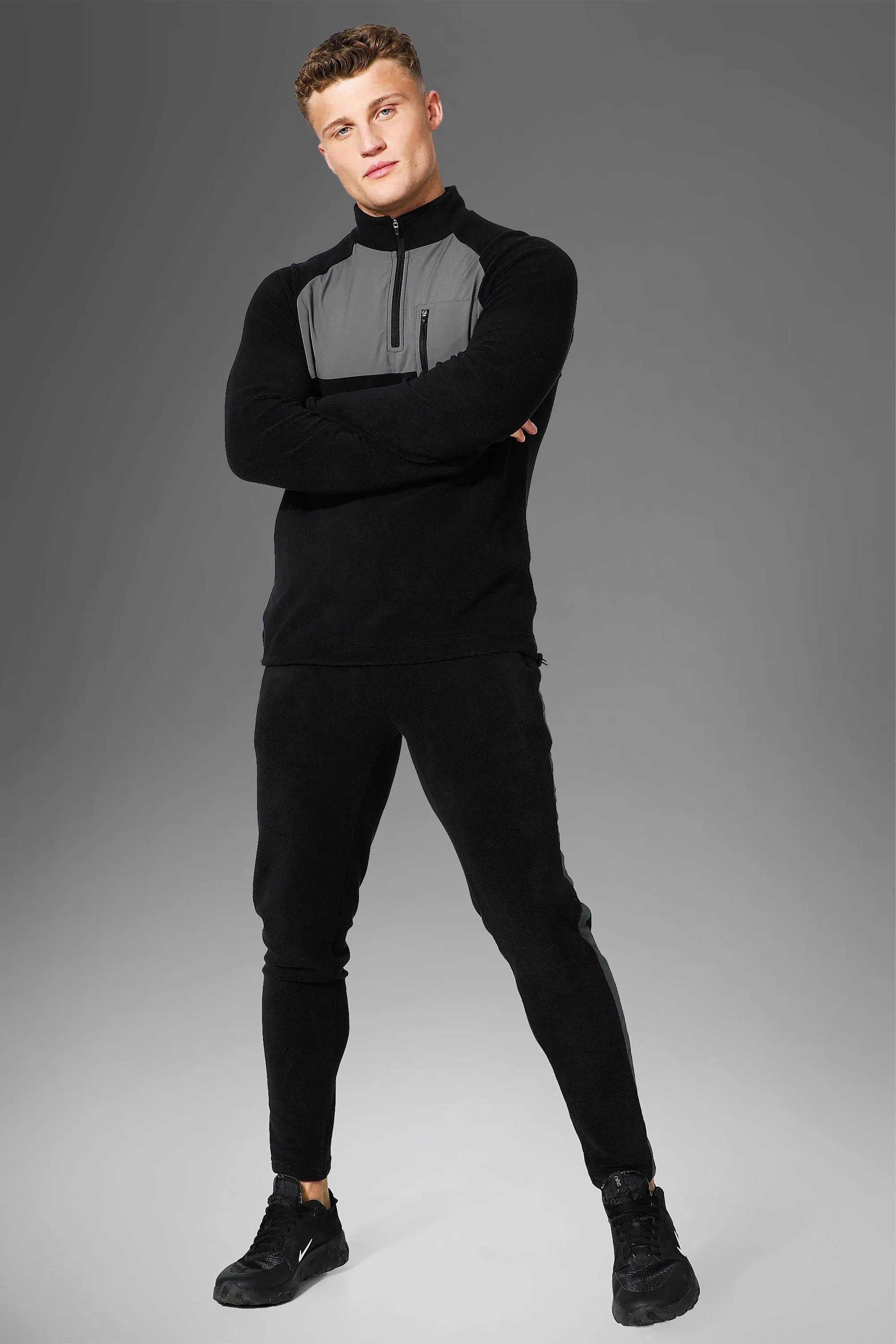 Active Gym Polar Fleece 1/4  Zip Tracksuit