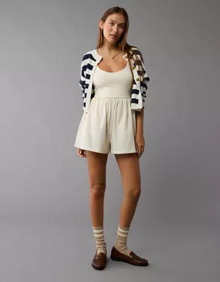 AE Strappy Knit Romper-