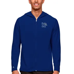 Antigua Memphis Tigers Royal Legacy Full-Zip Hoodie