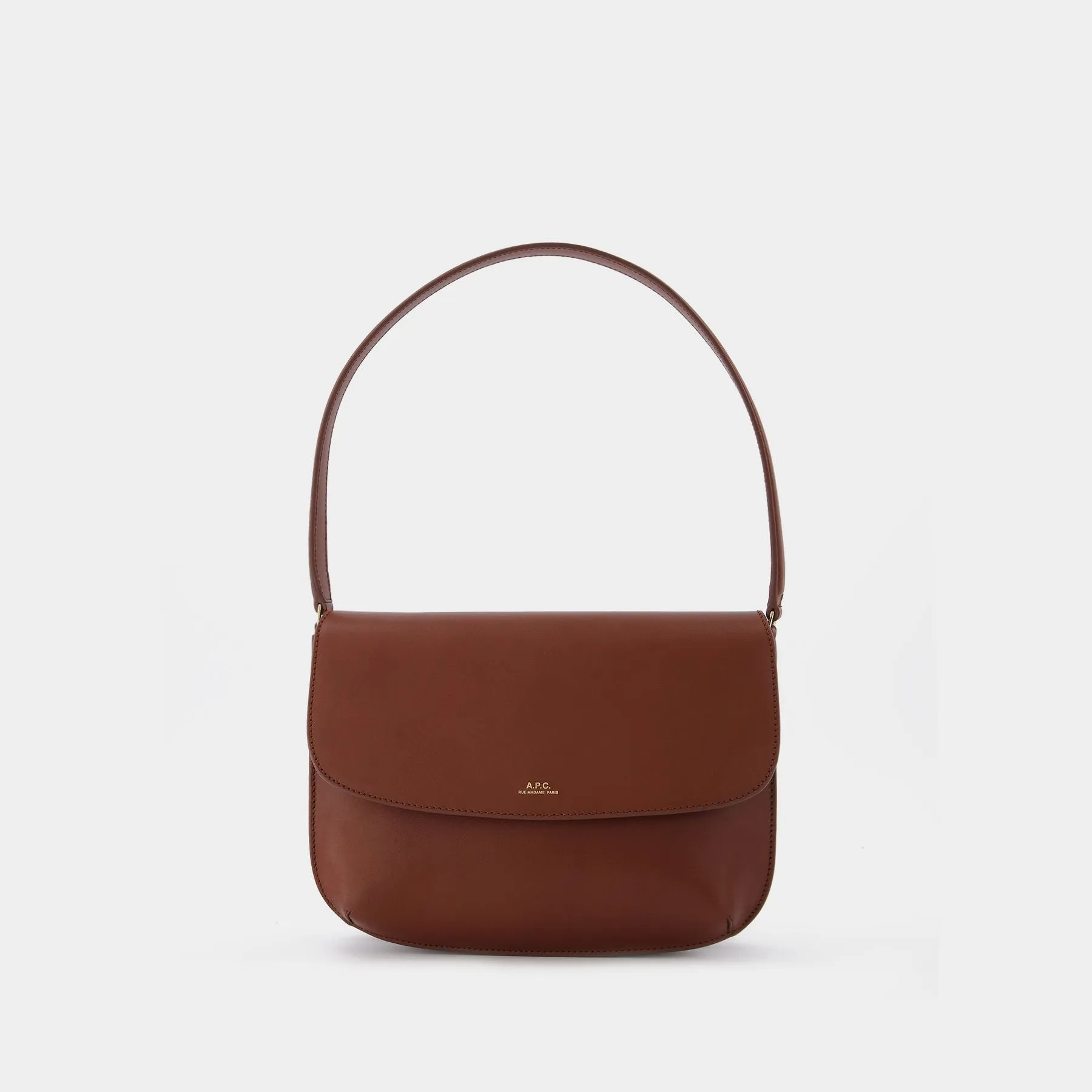 A.P.C.  Sarah Shoulder Bag - A.P.C. - Leather - Hazelnut