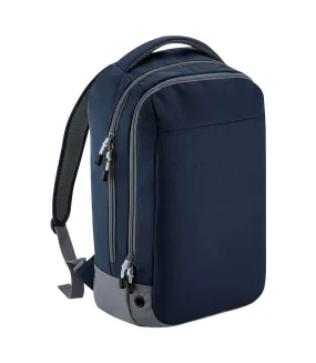 Athleisure sports backpack one size french navy Bagbase