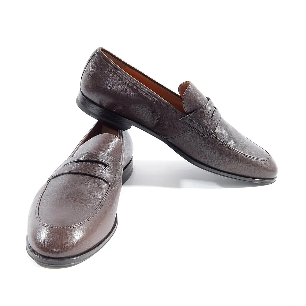 Bally Mens Slip on Smart Shoes in Brown