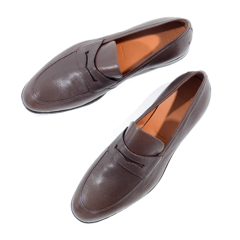 Bally Mens Slip on Smart Shoes in Brown