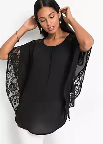 bonprix Lace Sleeve Tunic