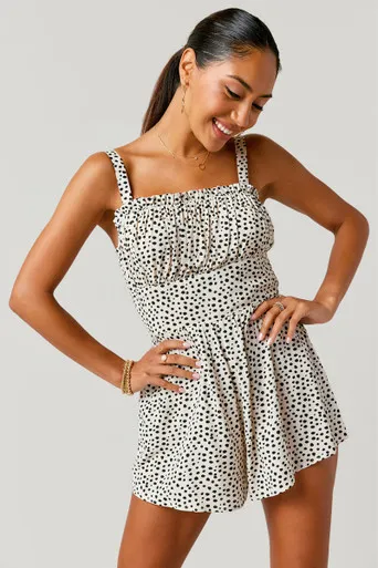 Callie Dotted Romper