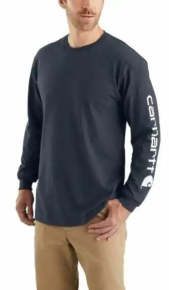 Carhartt Men's Workwear Long-Sleeve Logo T-Shirt