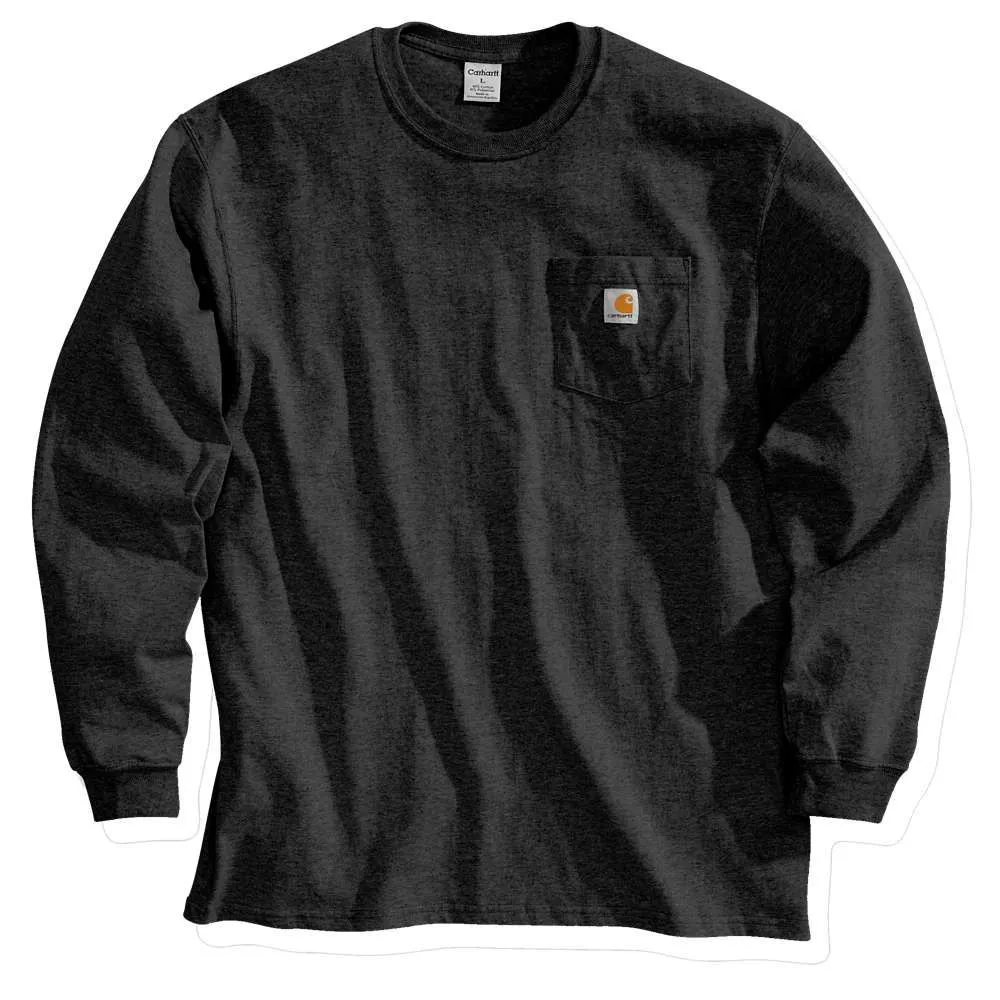 Carhartt Mens Workwear Pocket T Shirt Long Sleeve T Shirt