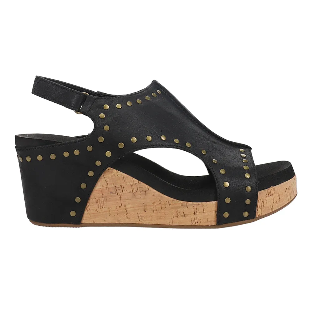 Carley Studded Wedge Sandals