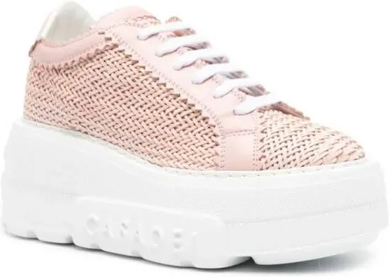 Casadei Hanoi Nexus leather sneakers Pink