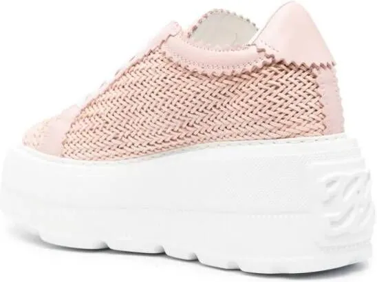 Casadei Hanoi Nexus leather sneakers Pink