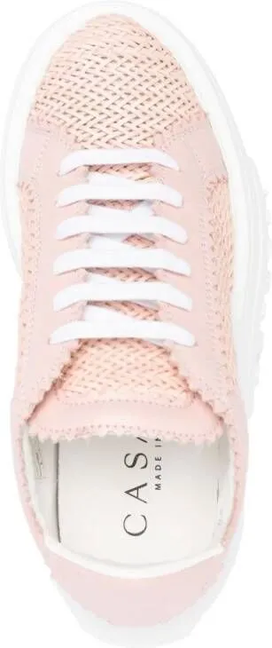 Casadei Hanoi Nexus leather sneakers Pink