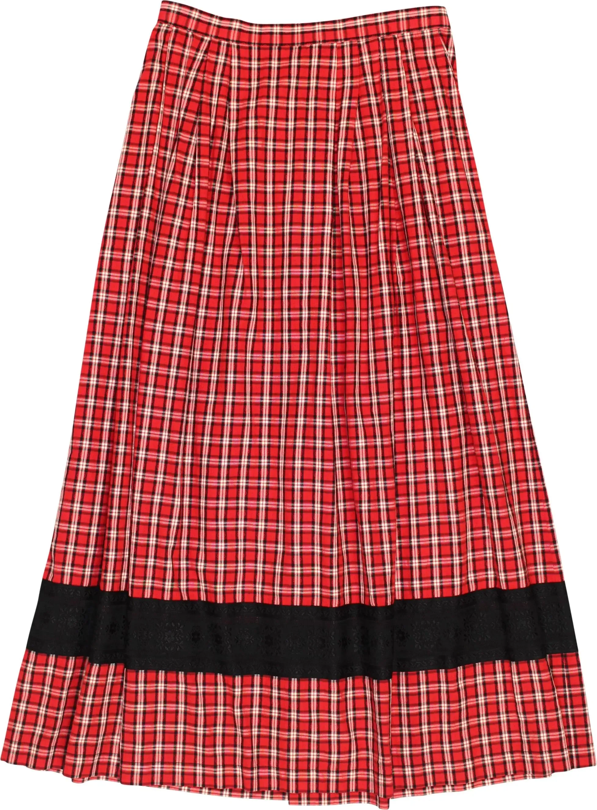 Checkered Maxi Skirt | ThriftTale