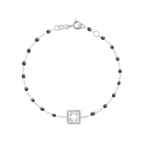 Classic Gigi Midnight Treasure Bracelet, White Gold, 6.7