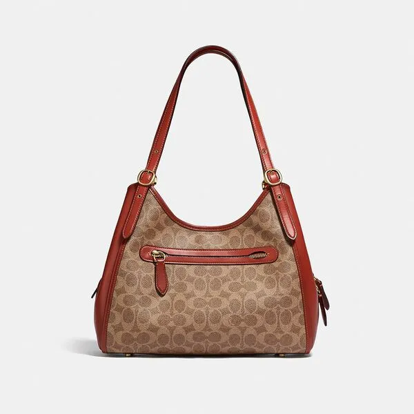 COACH LORI SHOULDER BAG IN SIGNATURE CANVAS