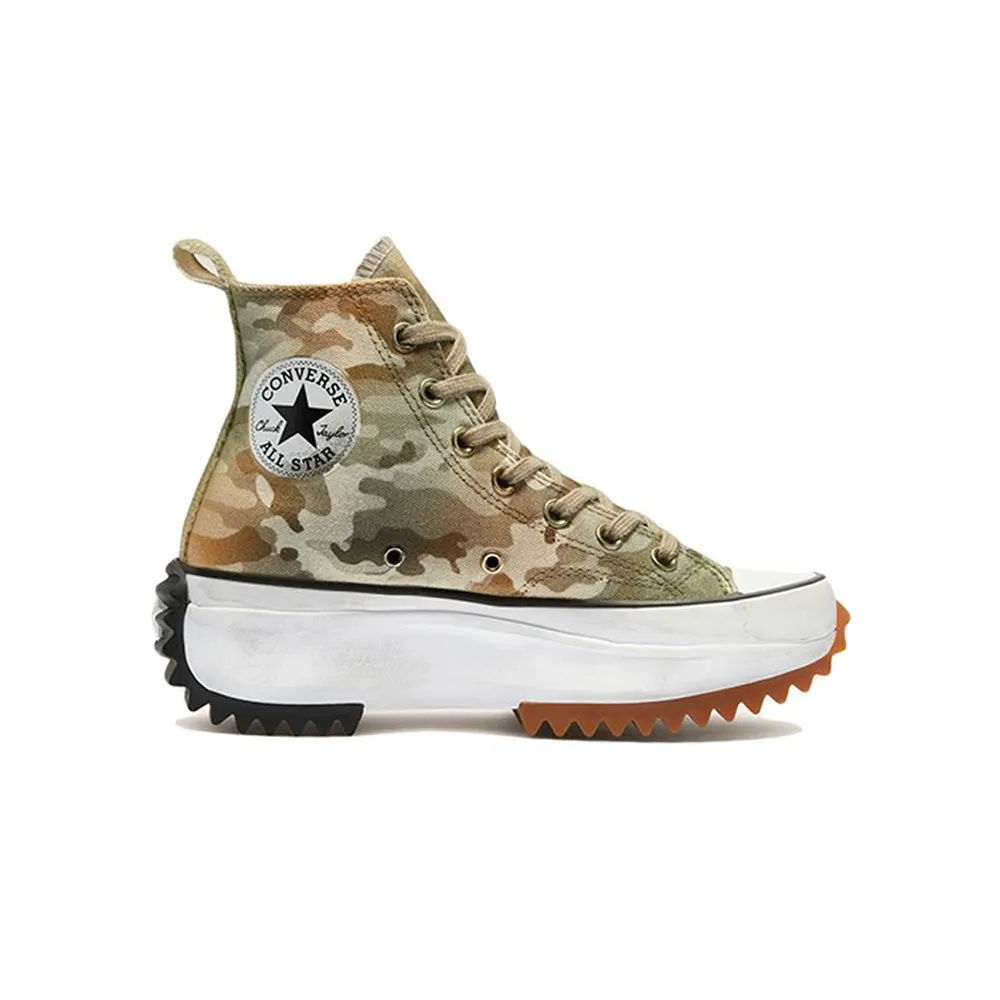 Converse Laser Camo Run Star Hike Ltd Hi Light Green Camo 172333C