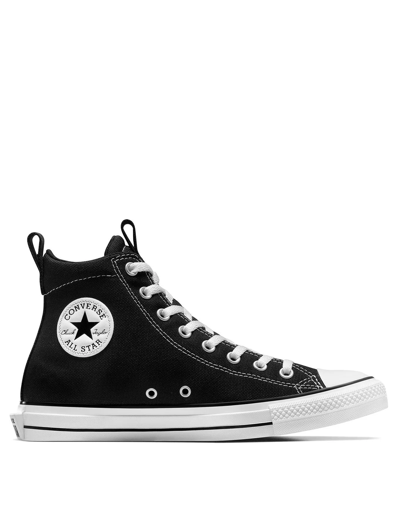 Converse Mens Art of Outdoor Utilitech Canvas Hi Trainers - Black/White