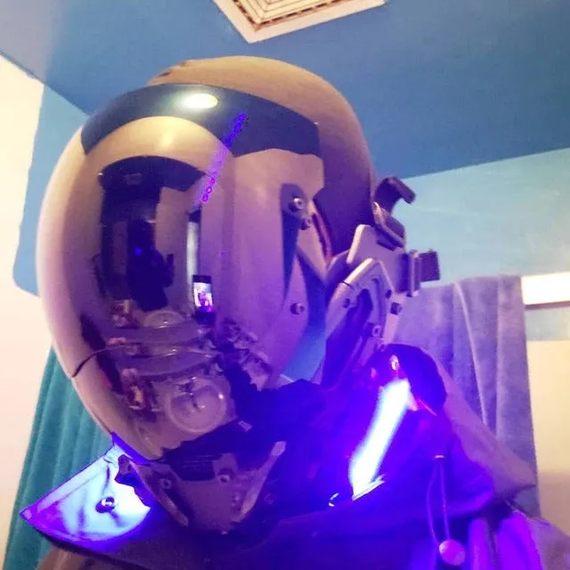 Cyberpunk Hide Helmet