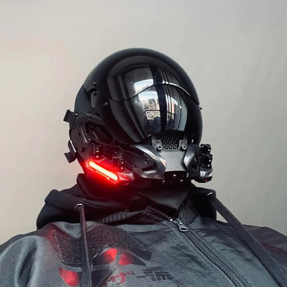 Cyberpunk Hide Helmet