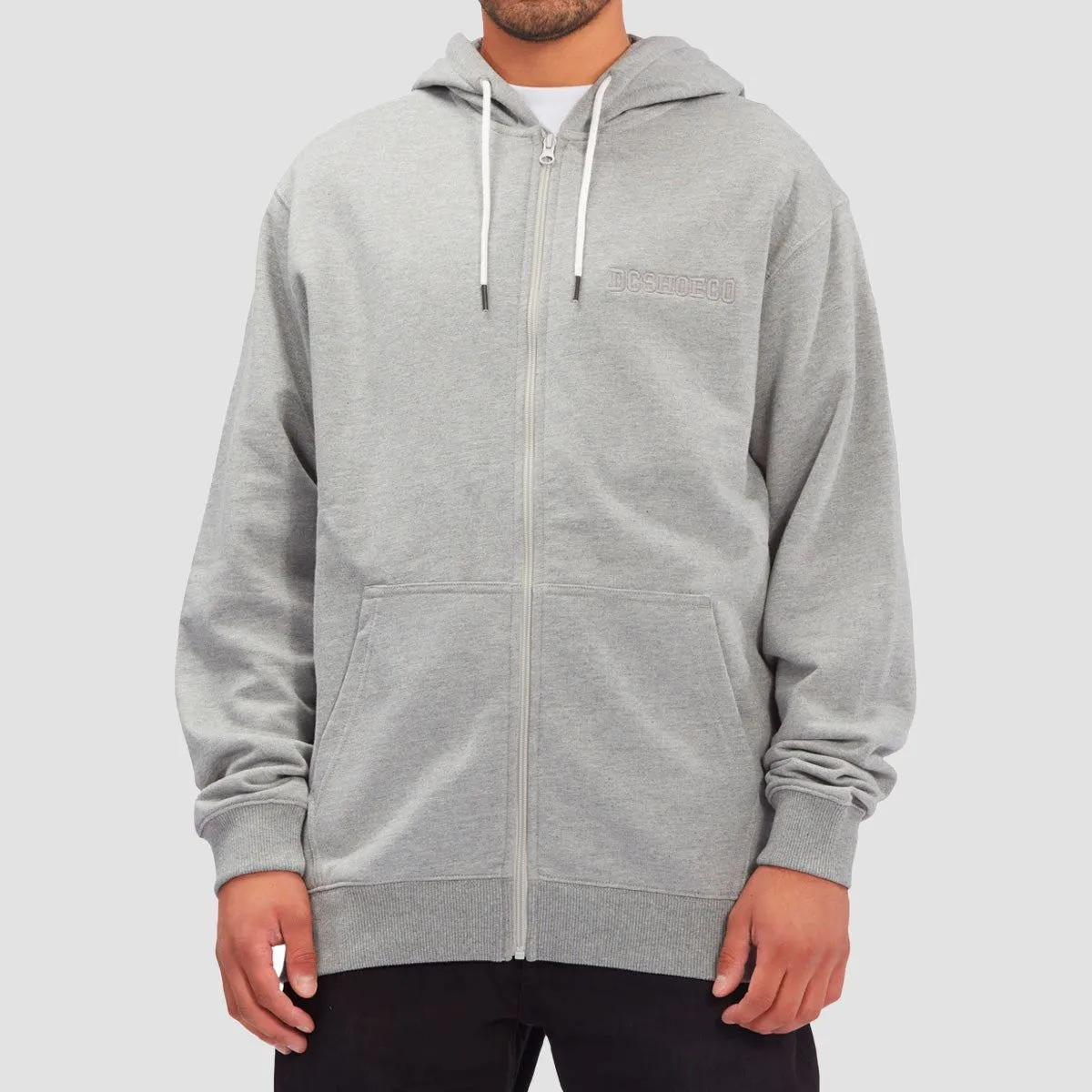 DC Riot 2 Zip Hoodie Medium Grey Heather