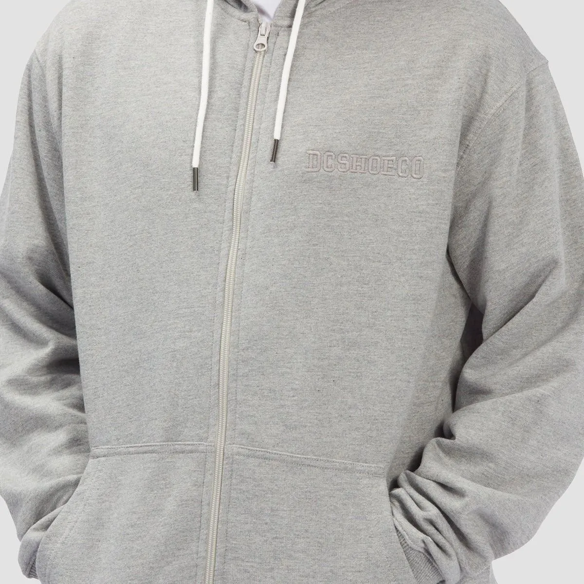 DC Riot 2 Zip Hoodie Medium Grey Heather