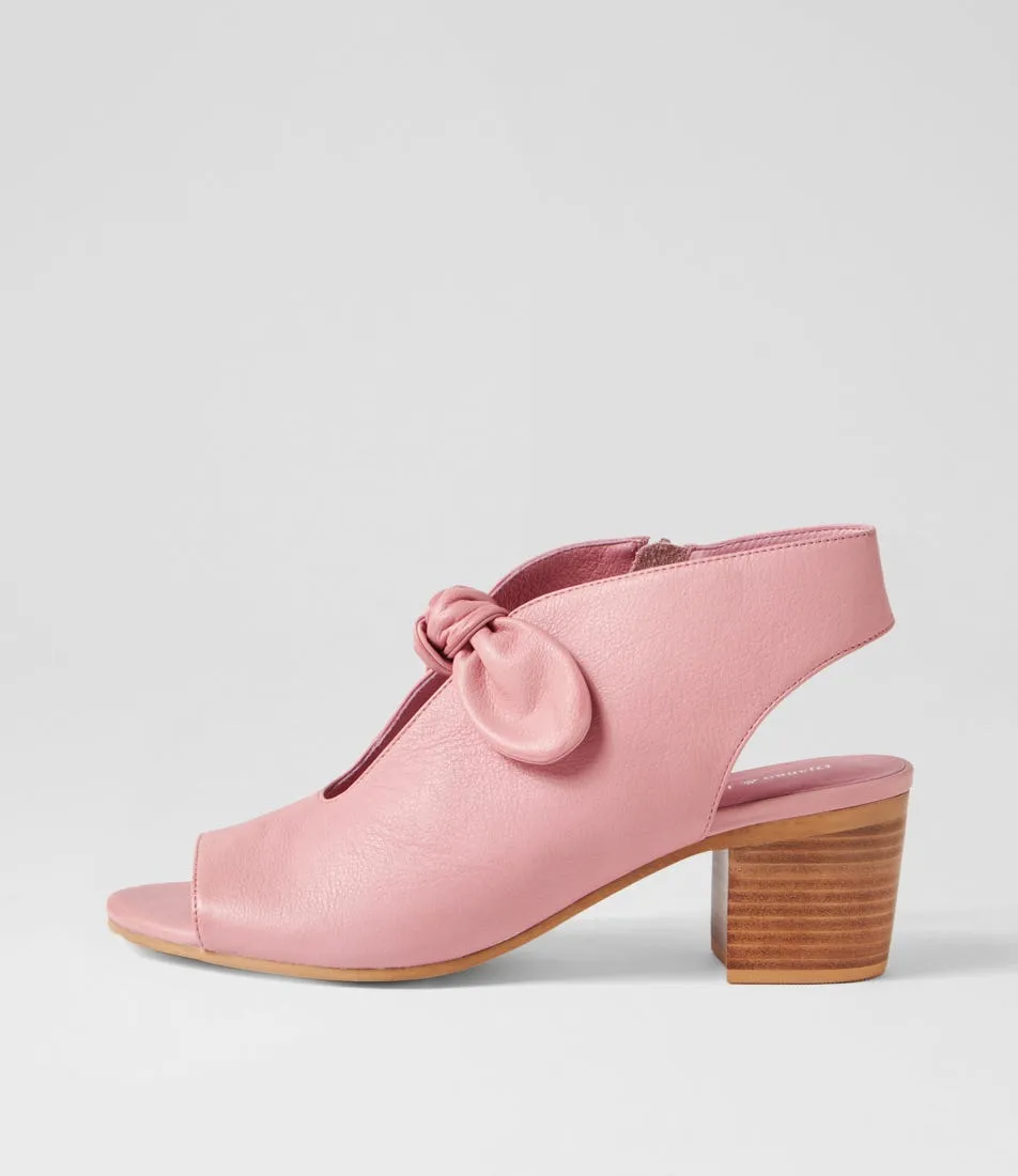 DJANGO & JULIETTE Banana Lrg Pretty Pink Leather Sandals