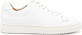 Doucal's lace-up leather sneakers White