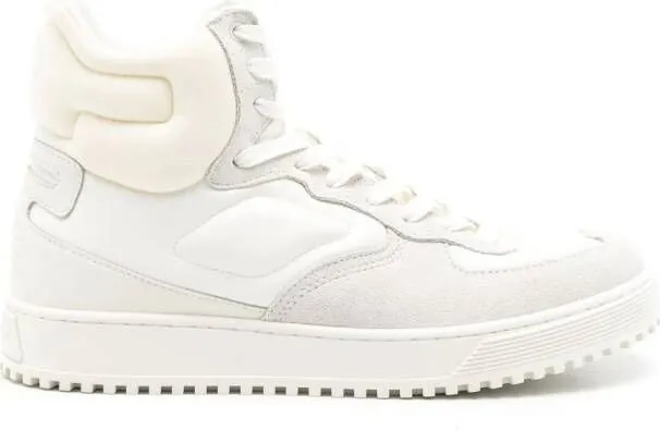 Emporio Armani tonal-design high-top sneakers White