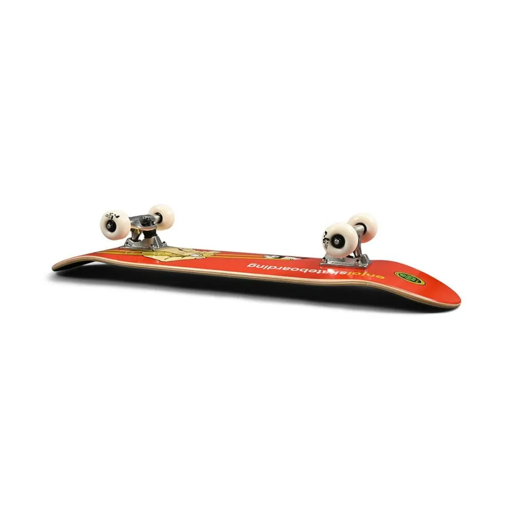 Enjoi Chop Sticks 7.375" Complete Skateboard - Red