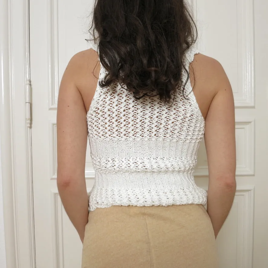       Ermanno Daelli knit tank top    