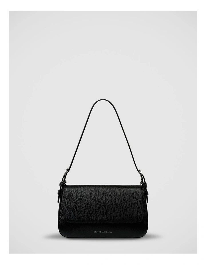 Figure You Out Shoulder Bag in Black