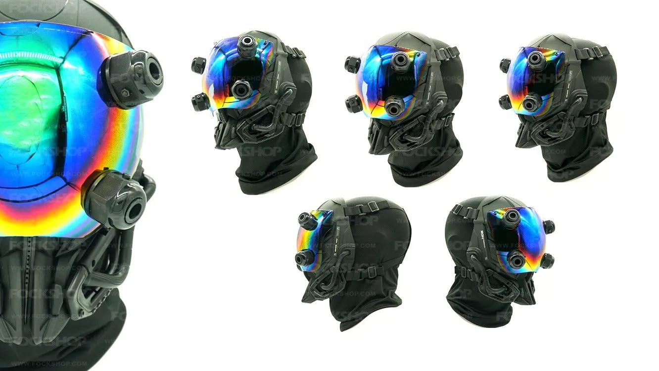 Fluo Cyberpunk Helmet