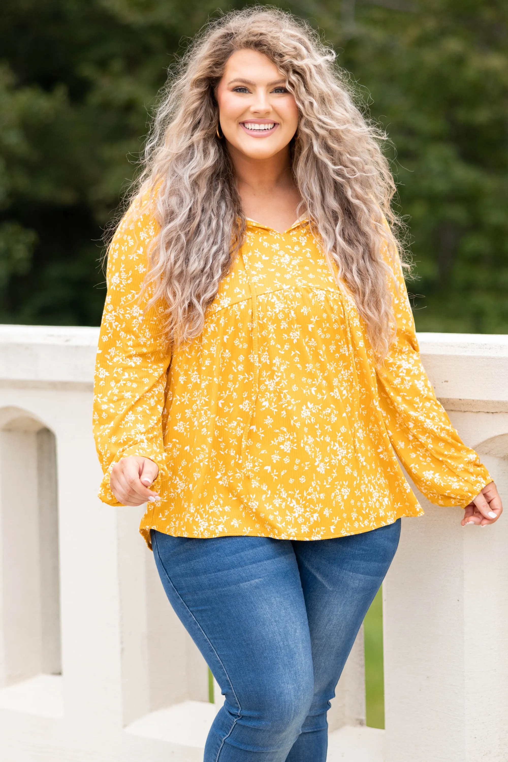 Forever and Always Tunic, Mustard