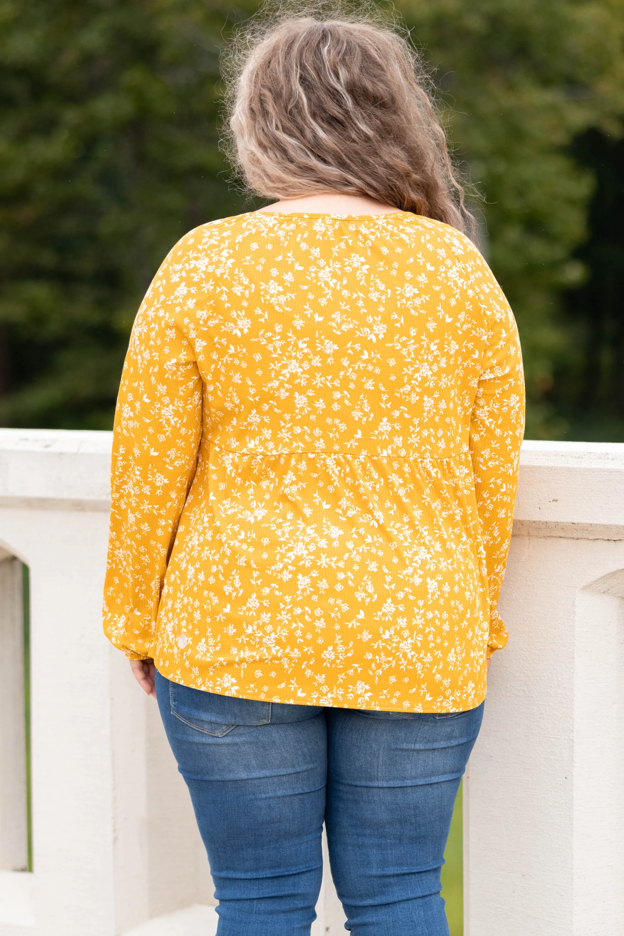 Forever and Always Tunic, Mustard