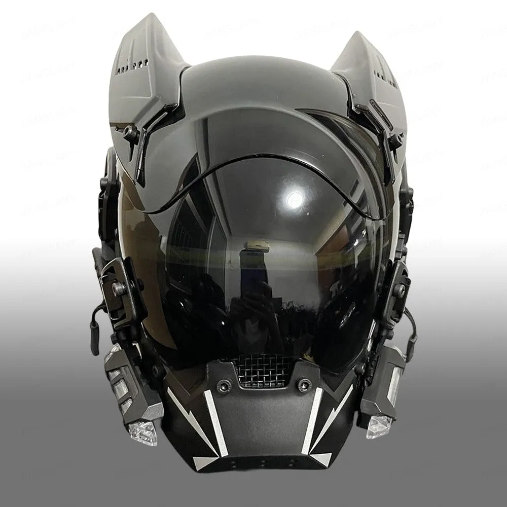 Futuristic Cyberpunk Helmet