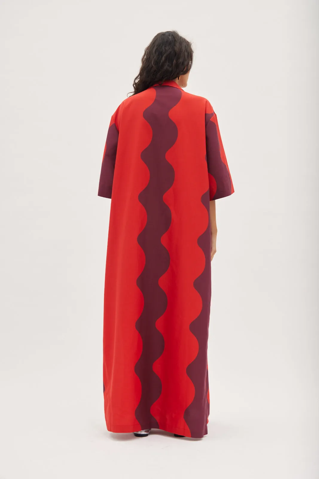  Gary Bigeni      Dantas Maxi Tunic Dress - Sonic 