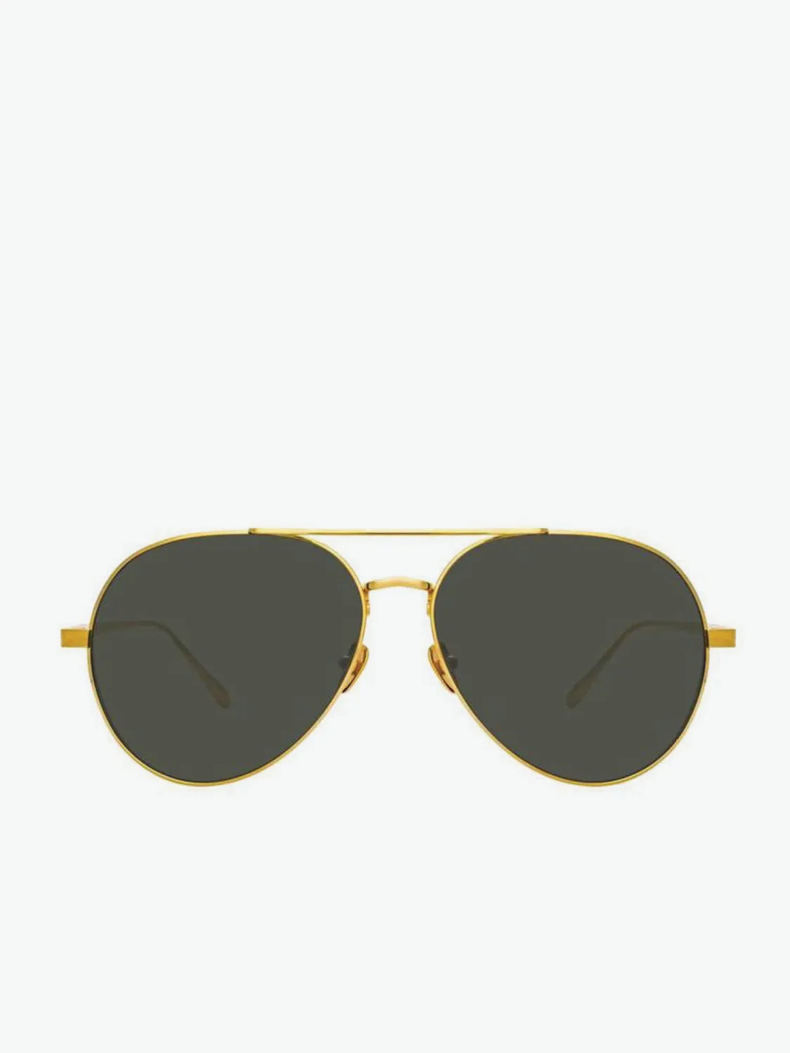 Gold Aviator Sunglasses