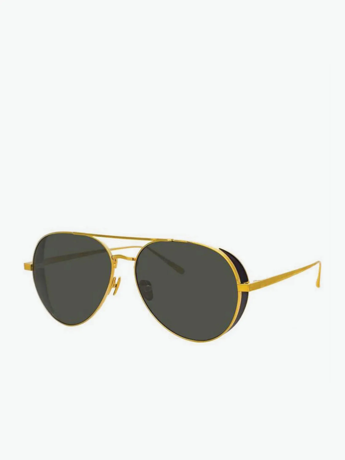 Gold Aviator Sunglasses