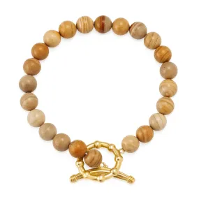 Golden Sunset Jasper Soleil Bracelet