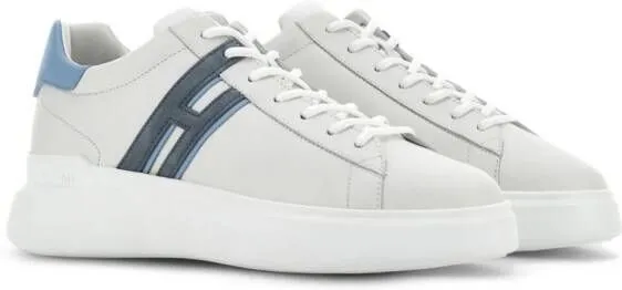 Hogan lace-up leather sneakers White