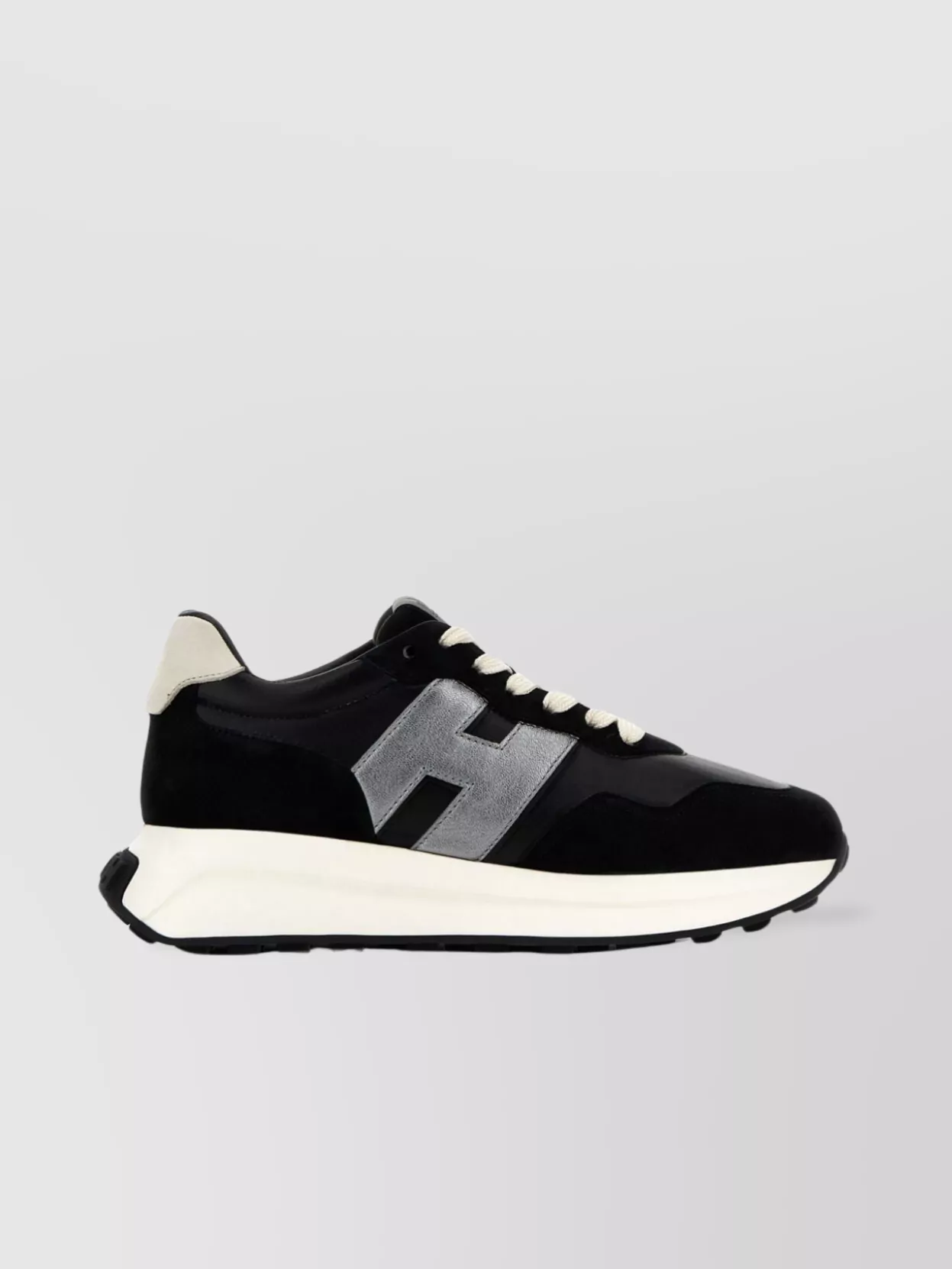 Hogan   Panelled design nappa leather sneakers