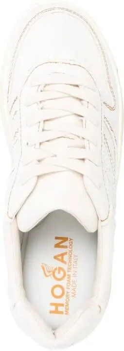 Hogan panelled low-top sneakers Neutrals