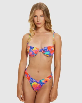 Insight Serena Ruched Underwire Bikini Floral