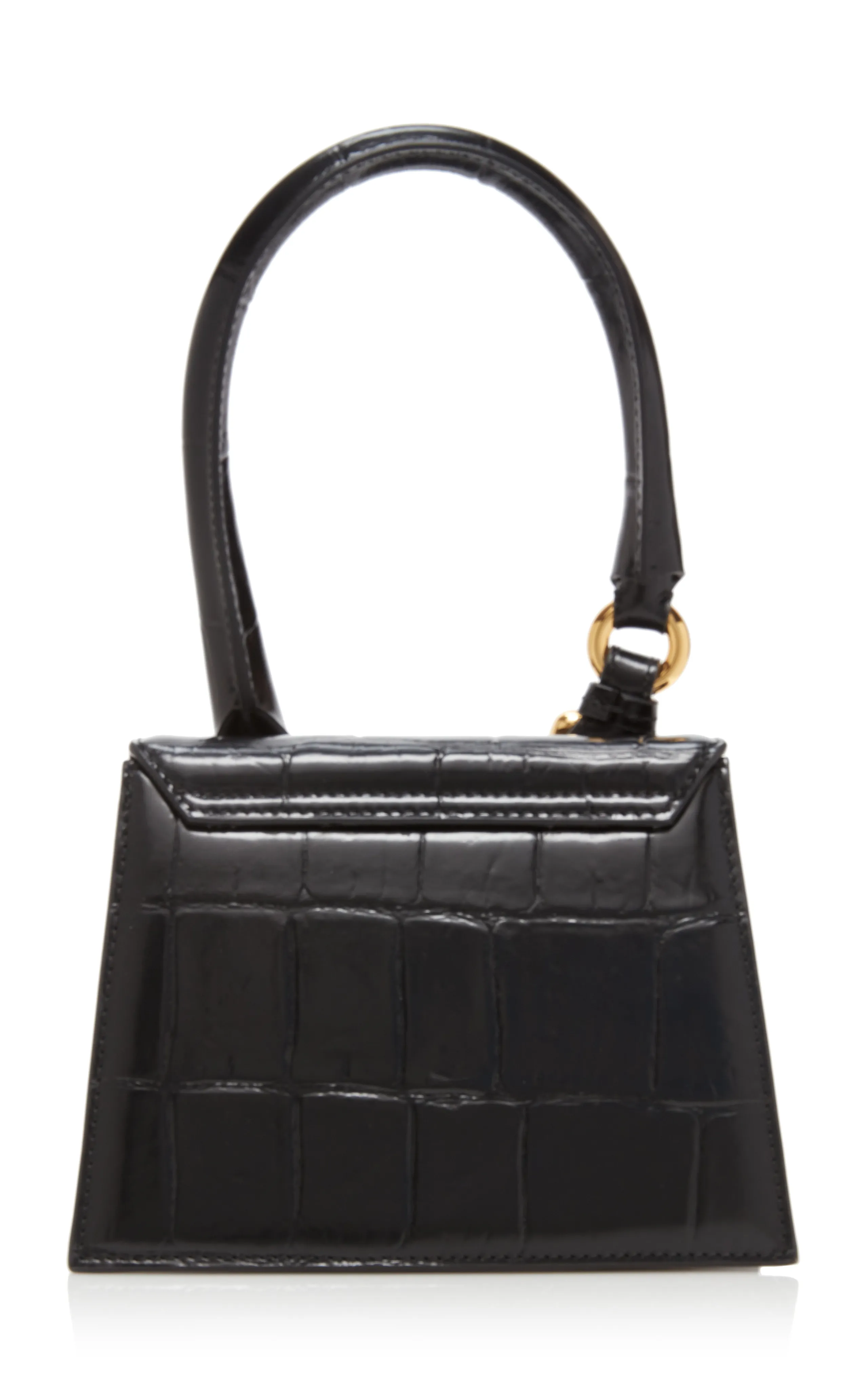 Jacquemus Le Chiquito Moyen Croc-Embossed Leather Bag