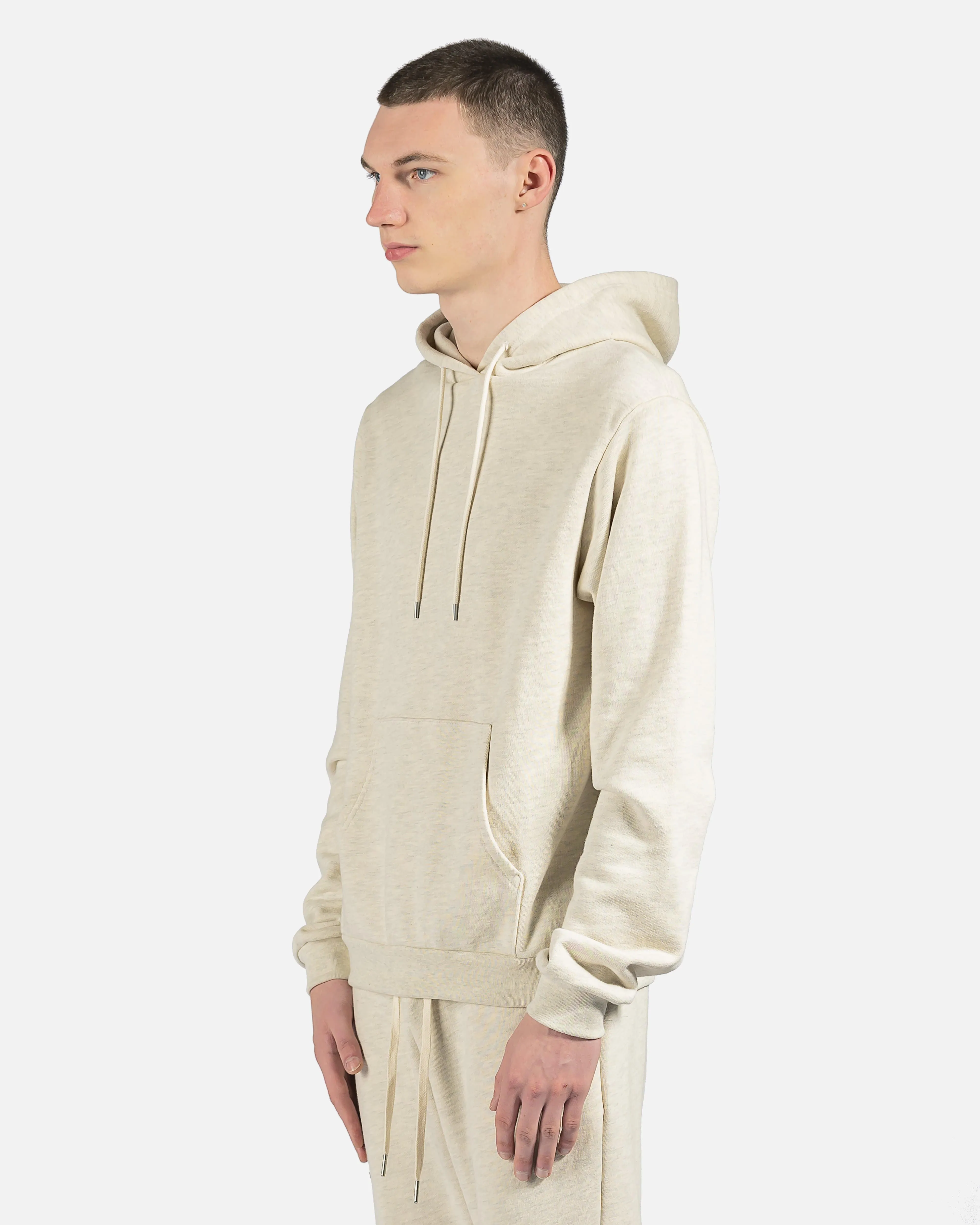 John Elliott Beach Hoodie in Heather Oatmeal