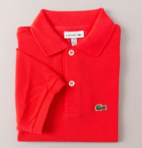 Lacoste Pique Polo Shirt Energy Red