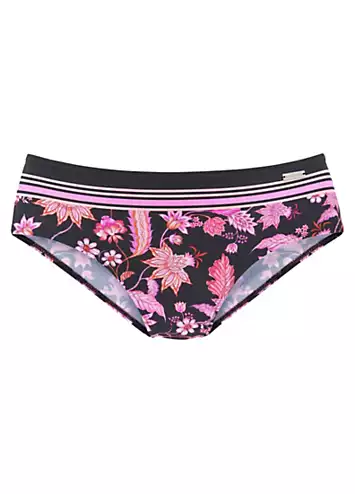 LASCANA Floral Print Bikini Briefs | Kaleidoscope